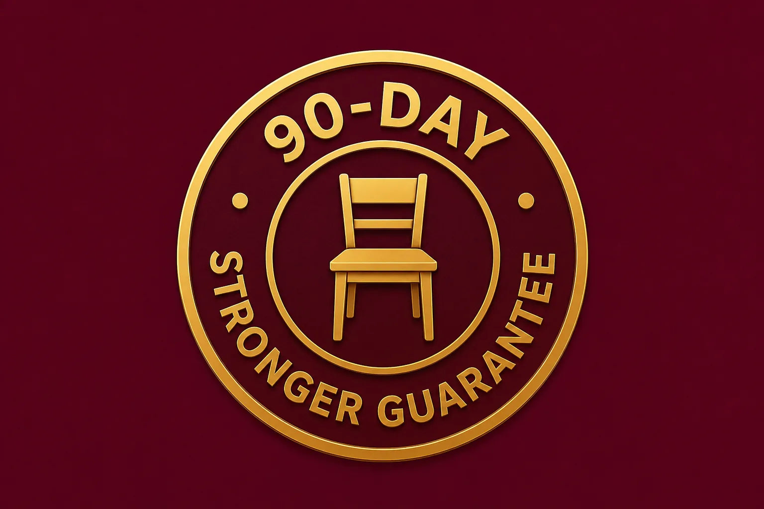 90-Day Stronger Guarantee seal